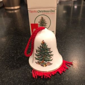 Rare Spode Christmas bell ornament w/box